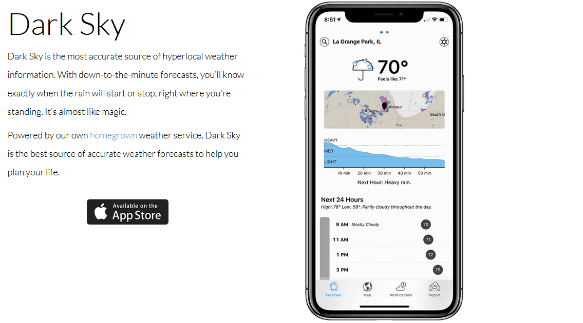 Apple-მა ანდროიდის მომხმარებლებს ამინდის აპლიკაცია წაართვა