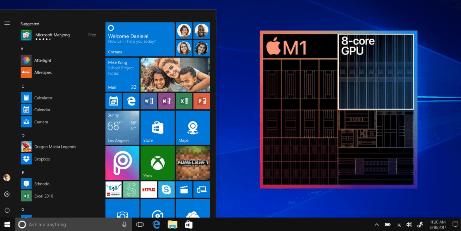 Apple M1-ზე Windows-ის მხარდაჭერა Microsoft-ის ინიციატივაზეა დამოკიდებული