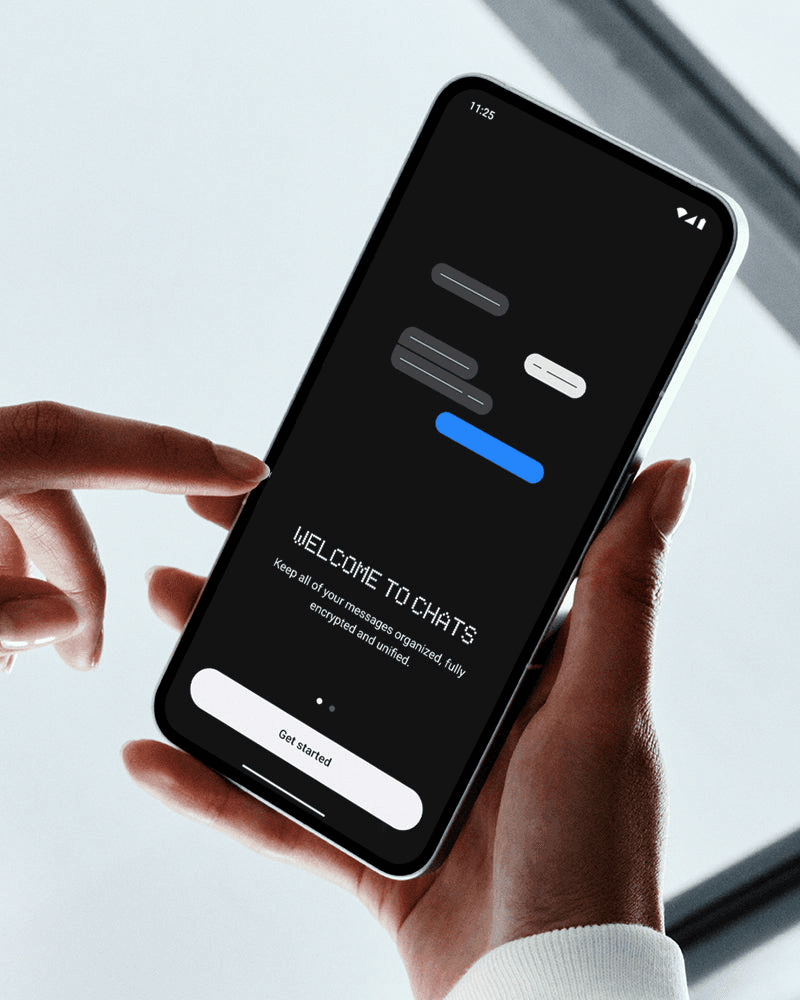iMessage-თან თავსებადი მესინჯერი Nothing-ისგან