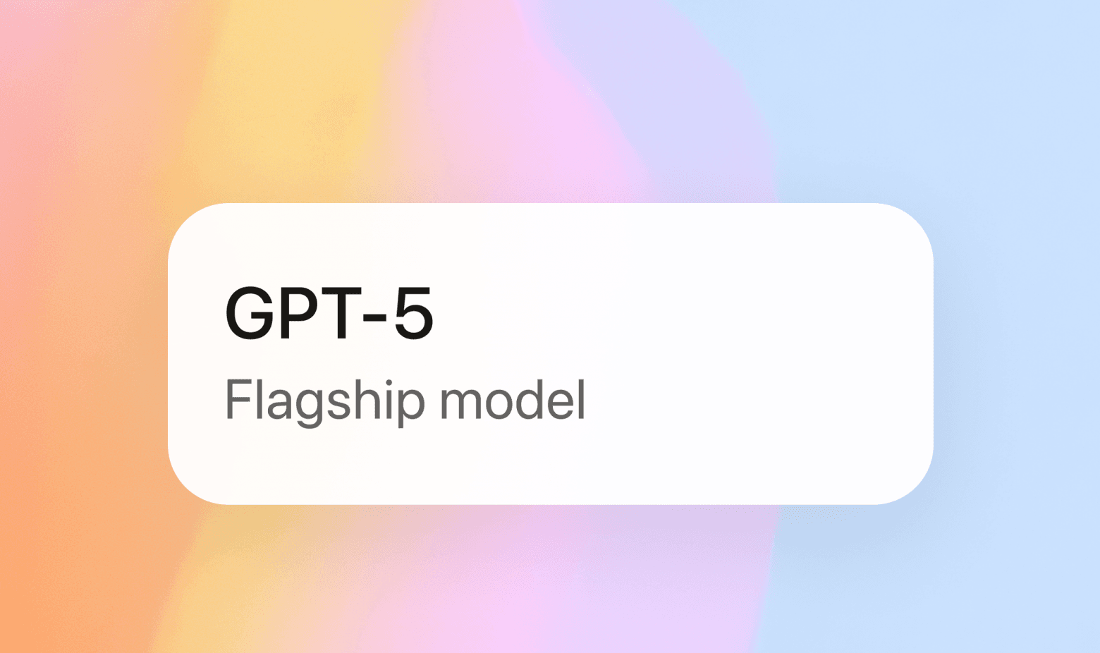 OpenAI-მ გამოუშვა GPT-5