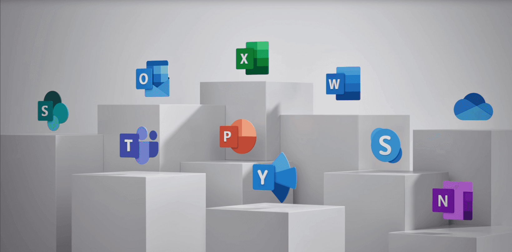 Microsoft Office ლოგოების ახლებურ დიზაინს გვთავაზობს