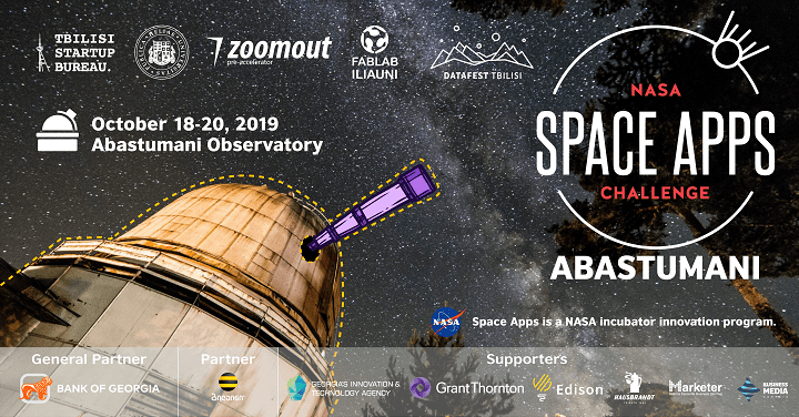 ჰაკათონი – NASA Space App Challenge 18-20 ოქტომბერს გაიმართა