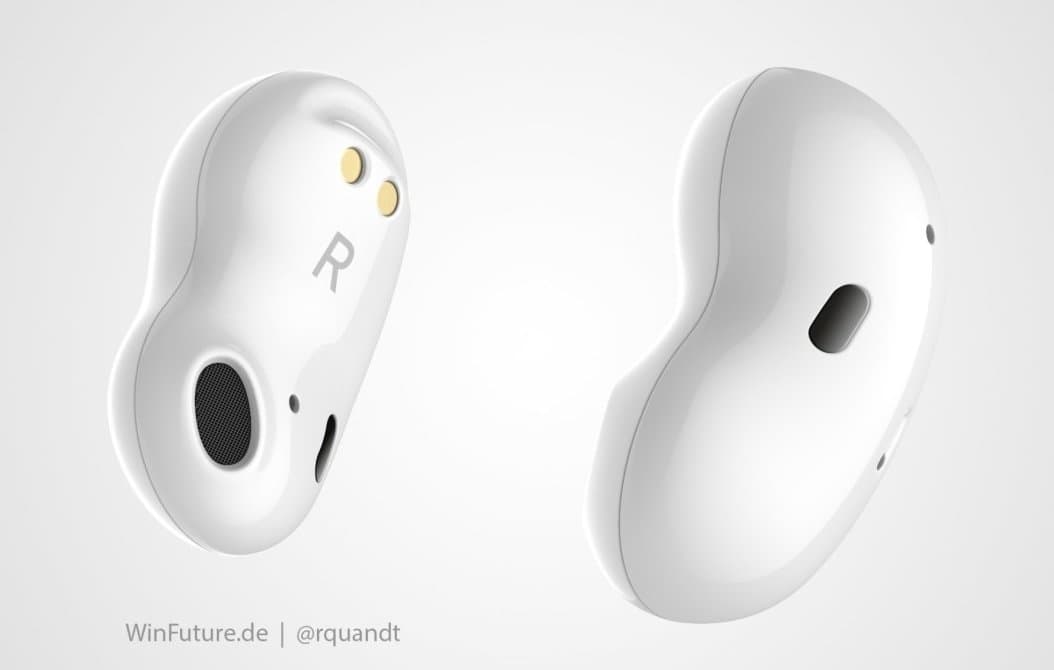 Samsung galaxy Buds -ის ყურსასმენი Galaxy Buds -ის მოდელისგან დიდად არ განსხვავდება