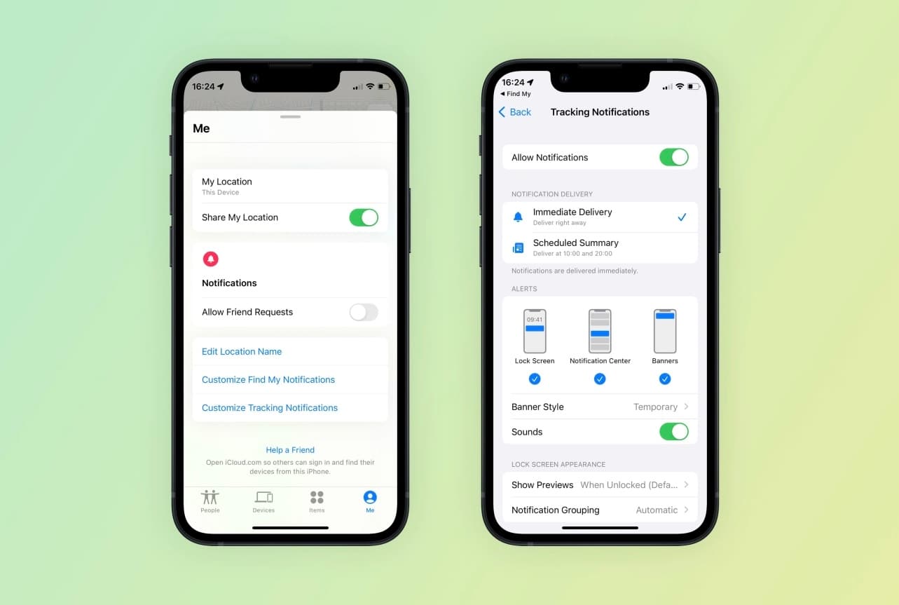 Apple ამატებს AirTag გაფრთხილებებს iOS 15.4-ში, რათა აცნობოს მომხმარებლებს თვალთვალის შესახებ