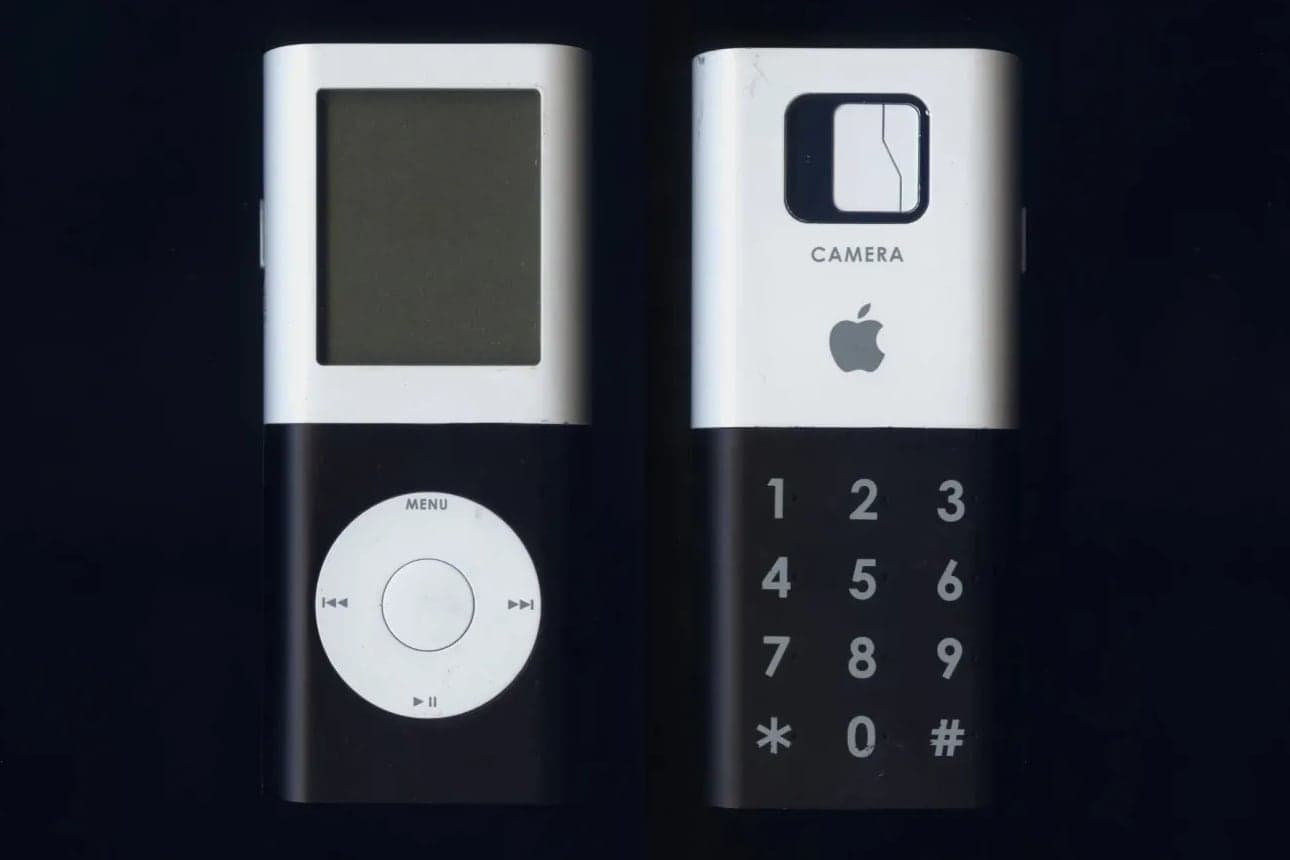 გამოჩნდა iPhone-ის ერთ-ერთი პირველი პროტოტიპის ფოტო. ეს არის iPod მბრუნავი კლავიატურით