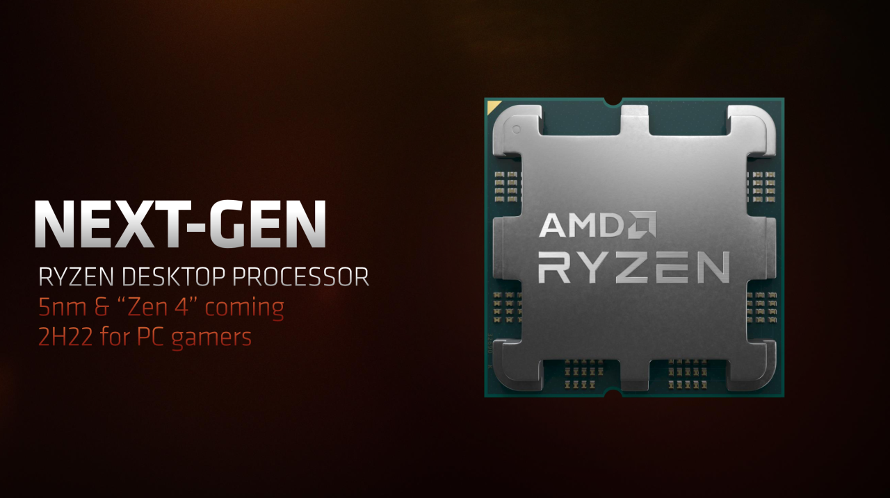 CES 2022: AMD Ryzen 7000 Zen 4