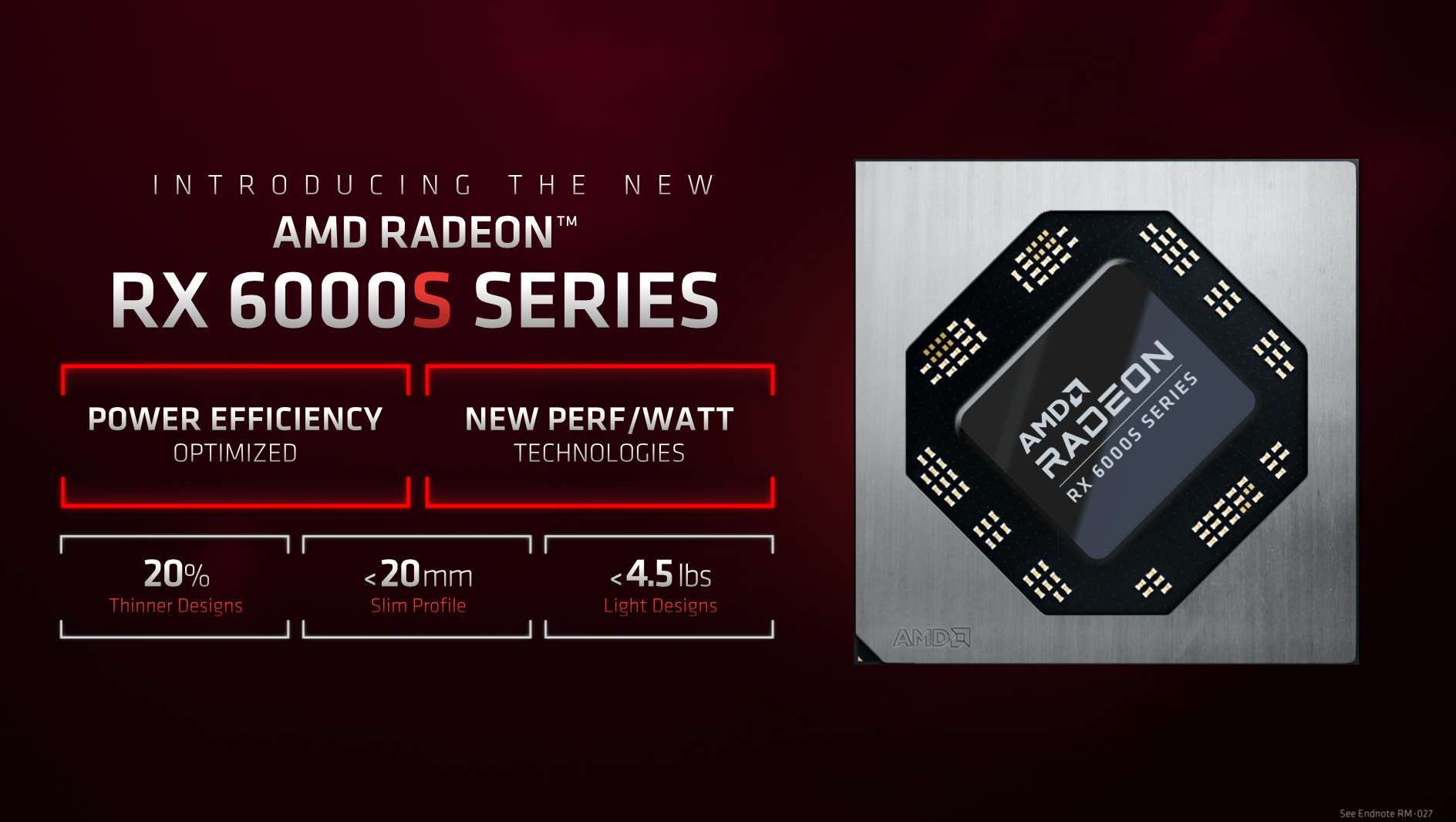 CES 2022: AMD Radeon RX 6000S ნოუთბუქებისთვის