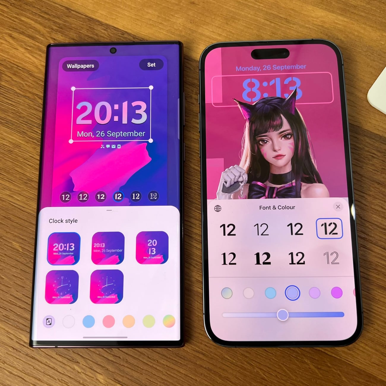 Samsung-მა დააკოპირა დაბლოკვის ეკრანის პარამეტრები iOS 16-დან