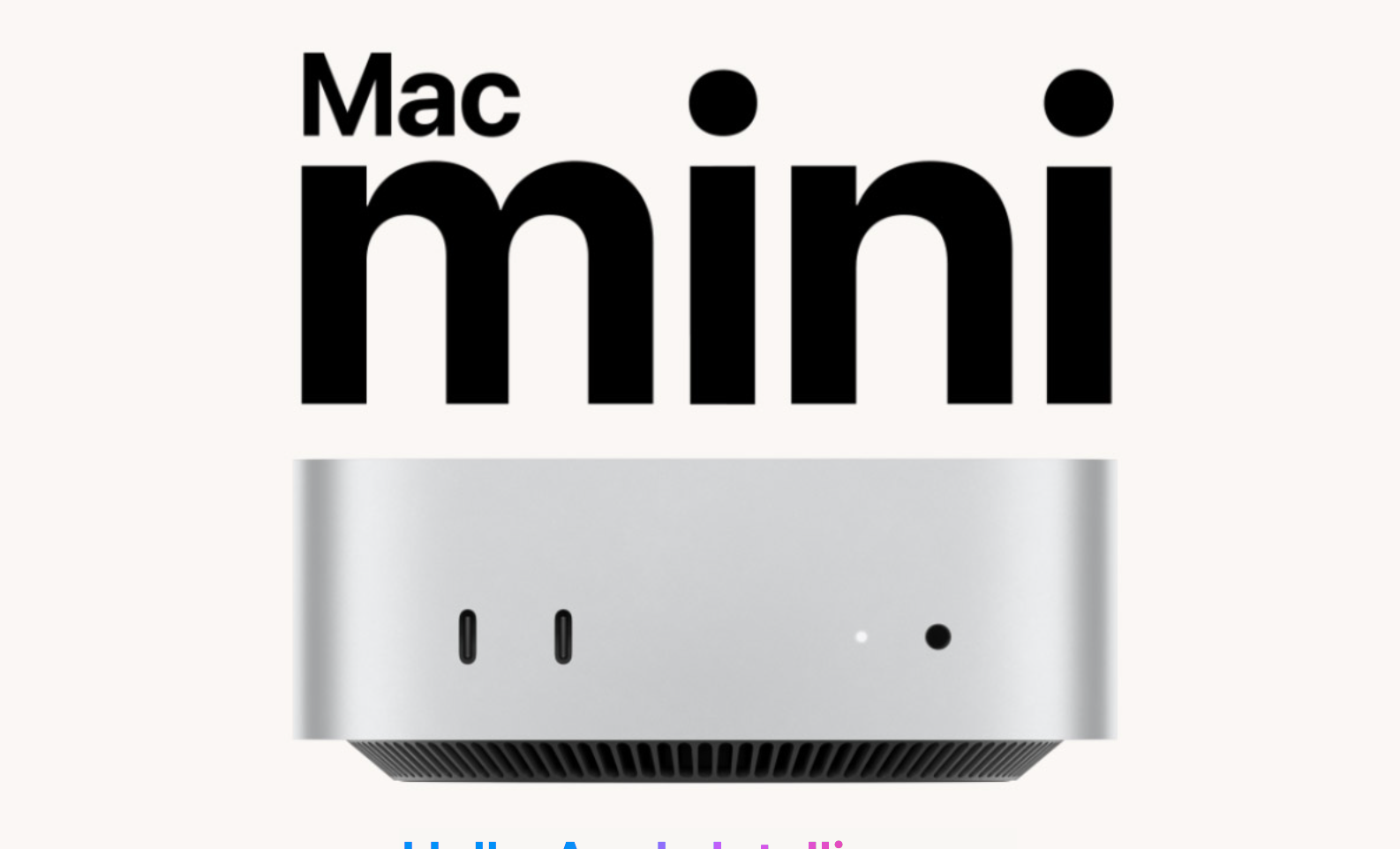 ახალი Apple Mac Mini – უფრო პატარა, უფრო მძლავრი