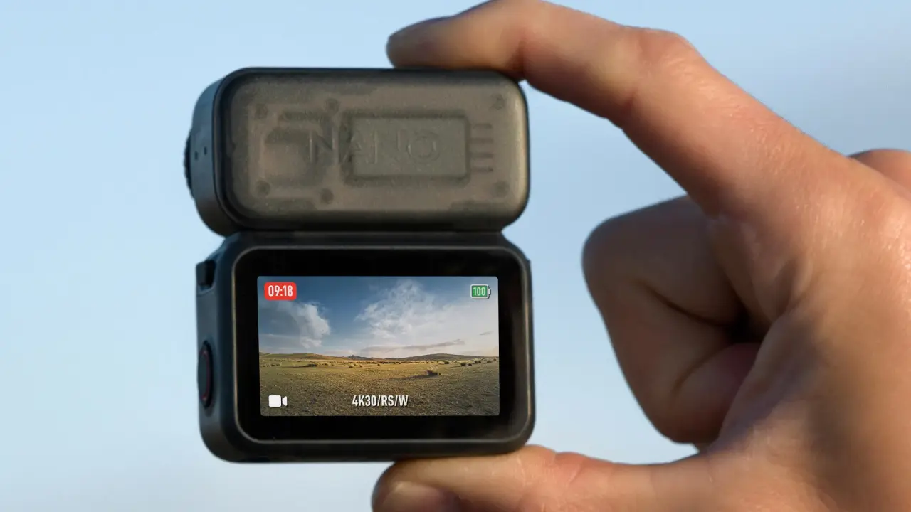 DJI-მ წარმოადგინა მინიატურული ექშენ-კამერა Osmo Nano